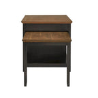 Eleanor Two-Tone Antique Finish Extendable Kitchen Island with 3 Drawers by iNSPIRE Q Classic
