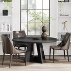 47 Inch Round Dining Table for 4 people