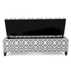 Modern Upholstered Storage Bench for Living Room Entryway