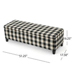 Modern Upholstered Storage Bench for Living Room Entryway