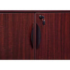 Regency 72 Legacy Office Storage Cabinet Buffet Mahogany: Wood Frame, 4-Door, 4-Shelf Printer Stand