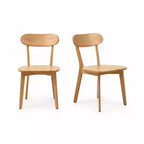 Mid Century Modern Solid Wood Dining Chairs Set of 2, Kitchen Chairs for Dining Room, Restaurant, or Living Room-Panipeachy