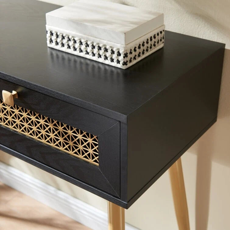 41.9 Wood 2-Drawer Entryway Console Table