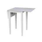 Espresso Drop Leaf Dining Table, Seats 4