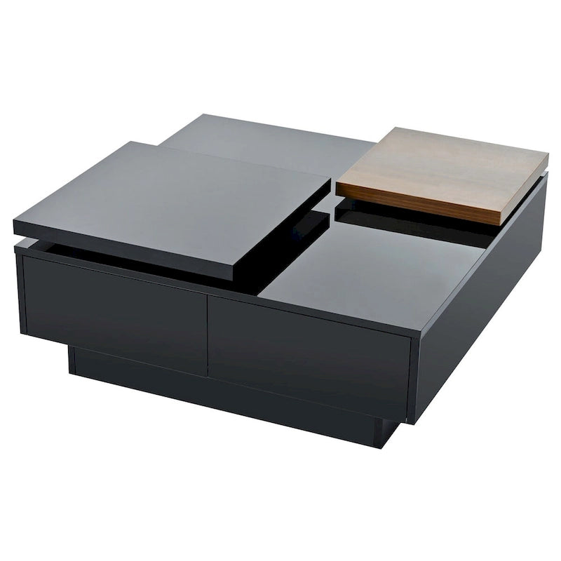 Modern Square Wood Coffee Table