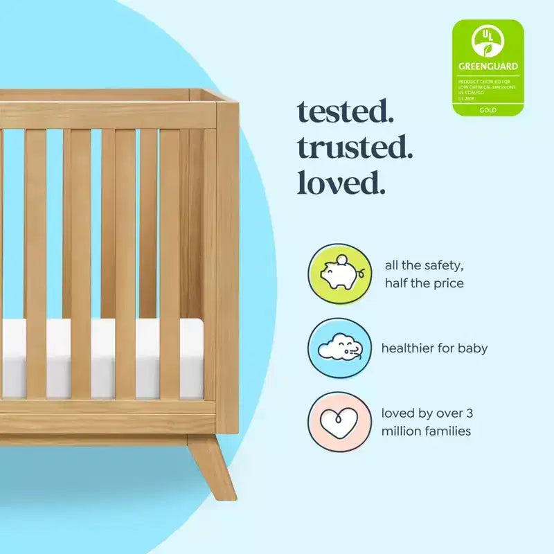 daVinci Otto 3-in-1 Convertible Mini Crib with 4 Mattress