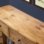 Crosley Roots Natural Finish Buffet - 52  W x 18  D x 36  H