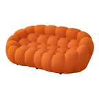 Modern Loveseat Bubble 2 Seater Upholstered Sofa Couch 3D Textile Mesh Fabric for Living Room