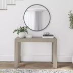 Plank+Beam 46 Modern Solid Wood Console Table, Narrow Entryway Table, Behind The Couch