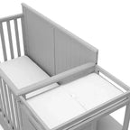 5-in-1 Convertible Crib and Changer with Drawer