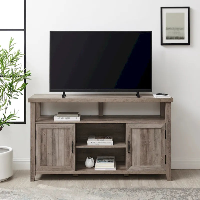 Middlebrook 58-inch Groove Door Highboy TV Stand