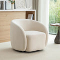 Modern Swivel Barrel Accent Chair