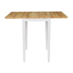 Espresso Drop Leaf Dining Table, Seats 4