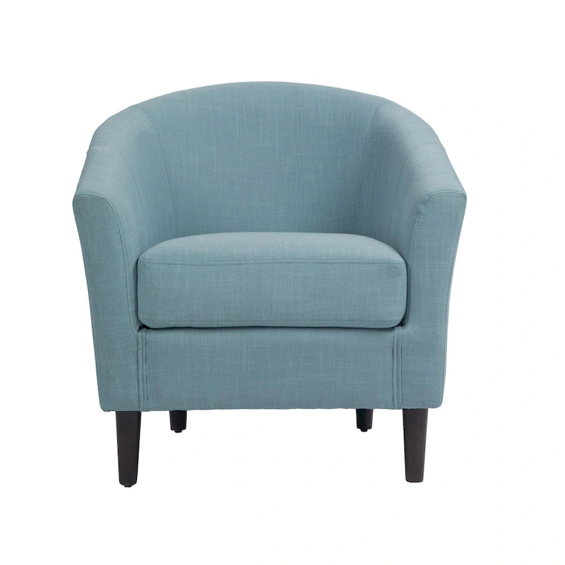 Modern Barrel Accent Chairs Cozy Armchair Club Chair