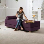 Daybed / Fold-Out Queen-Size Sleeper - Microvelvet