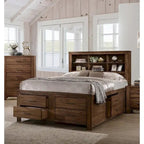 6 Underbed Drawers Bed In Walnut
