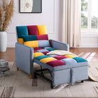 Aukfa Sleeper Chair Bed Convertible Single Sofa Chair with Pillow