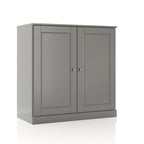 Palace Imports 100% Solid Wood 32 Bathroom Cabinet with Solid Doors and Adjustable Shelves