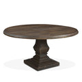 60 Round Weathered Mango Dining Table