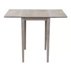 Espresso Drop Leaf Dining Table, Seats 4