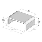 Arcata Coffee Table (46in / 1140mm)
