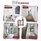 Narrow Console Table with Shelves for Entryway, Hallway or Living Room
