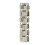 Wooden Vertical Narrow Rotating Bookcase