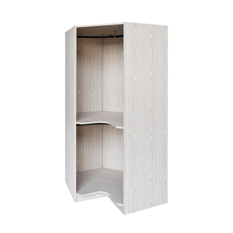 Polygon Corner Wardrobe with 2-Doors