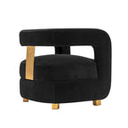Manhattan Comfort Modern Amirah Velvet Accent Chair Set of 2