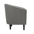 Modern Barrel Accent Chairs Cozy Armchair Club Chair