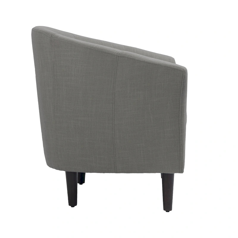 Modern Barrel Accent Chairs Cozy Armchair Club Chair