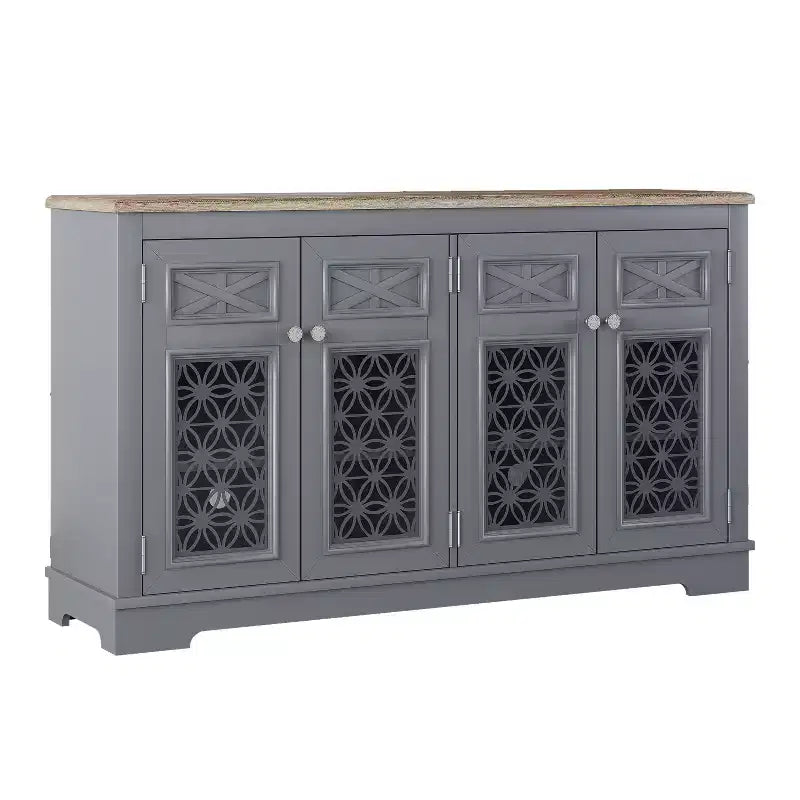 Festivo 57 Vintage Storage Accent Buffet Sideboard Cabinet