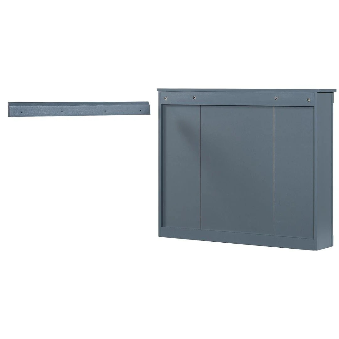 36 Modern Bathroom Vanity with Top Sink and Mirror Cabinet,2 Doors and 2 Drawers