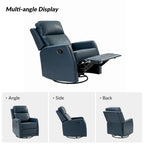 Esteban Swivel Recliner with Tufted Back Set of 2 by HULALA HOME