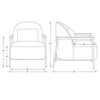 Spruce&Spring Modern Accent Chair