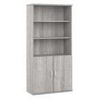 Tall 5 Shelf Bookcase with Doors