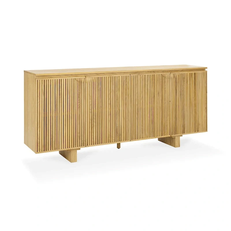 Classic Home Roya Oak Veneer Sideboard Buffet