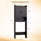 Over The Toilet Storage Cabinet,FreeStanding Bathroom Organizers for Bathroom,Restroom,Laundry