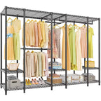 Extra Large Portable Closet Rack Heavy Duty Clothes Rack Max Load 1300 lbs