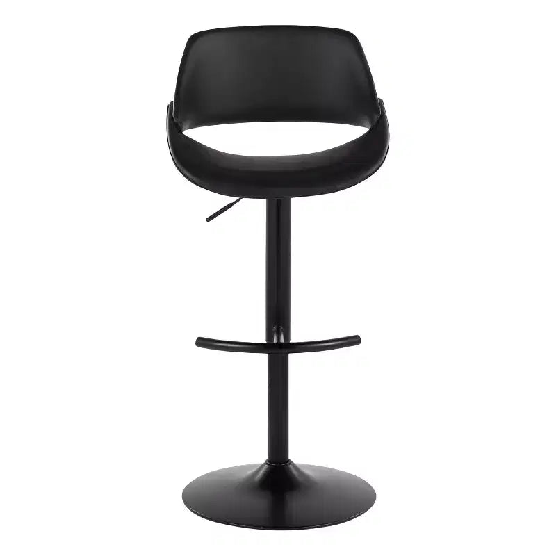 LumiSource Set of 2 Fabrico Adjustable Barstools PU