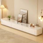 Modern Wooden TV Stand with Drawers and Cable Management