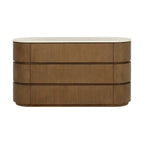 Organic Marble Dresser with Storage, Sculptural - Bedroom | Polished Finish