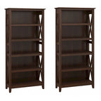 Key West 5 Shelf Bookcase Set by Bush Furniture