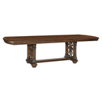9 PCS Dining Table w Extension Leaf 2x Armchairs and 6x Side Chairs