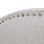 Adjustable Full/Queen Studded Fabric Headboard