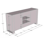 Modern 64.5-inch Sideboard Buffet