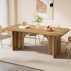 63-in Large Dining Table for 4-6 People, Modern Rectangle Kitchen Table