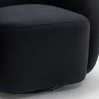 Modern Swivel Barrel Accent Chair