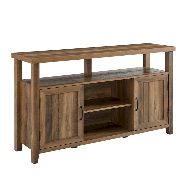 Middlebrook 58-inch Groove Door Highboy TV Stand