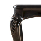 Clarissa Traditional Solid Wood Coffee Table with Carved Legs